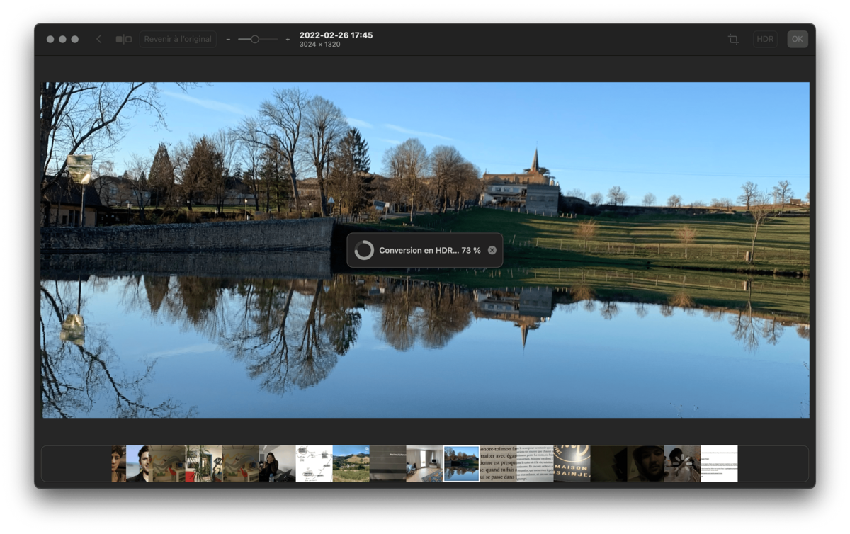 La conversion en HDR améliore automatiquement la qualité et les détails des images pour des résultats plus spectaculaires.