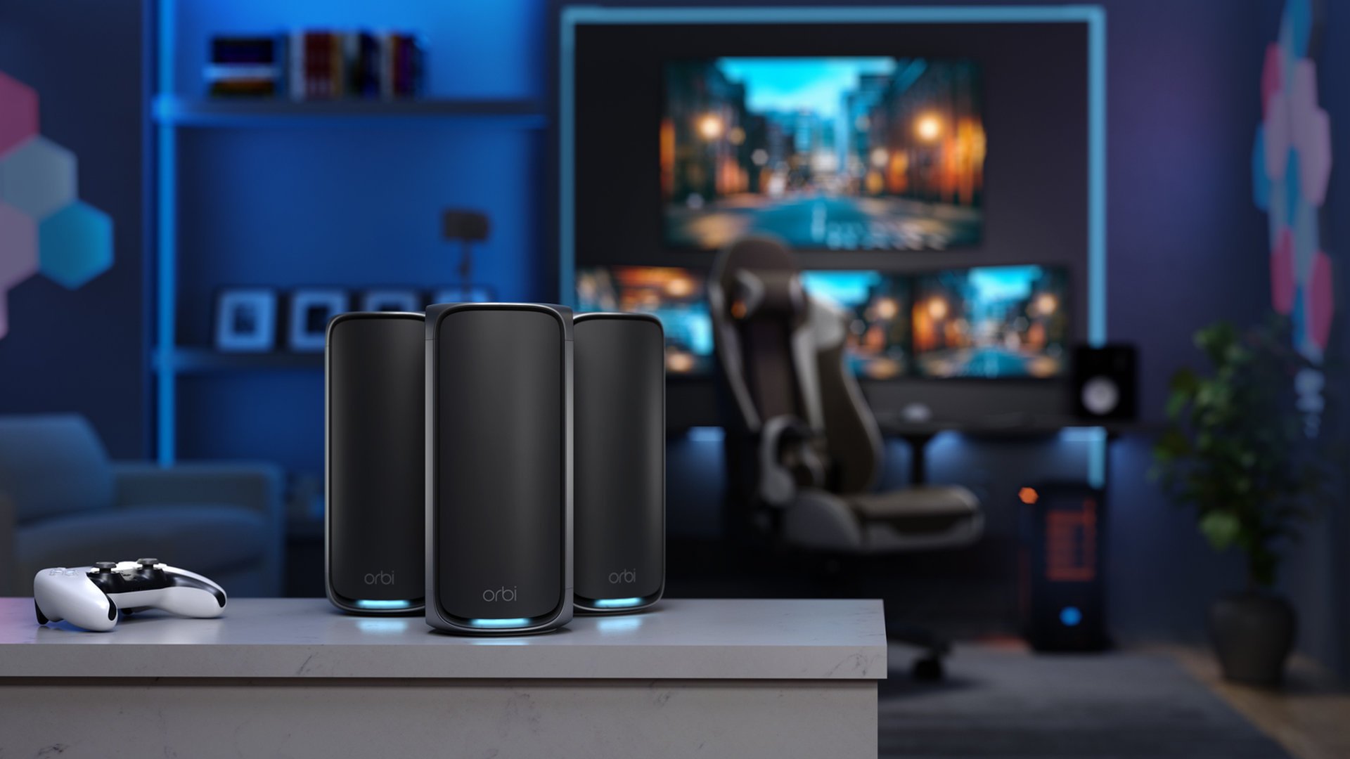En noir, l'Orbi 970 a quelque chose de très classe © Netgear