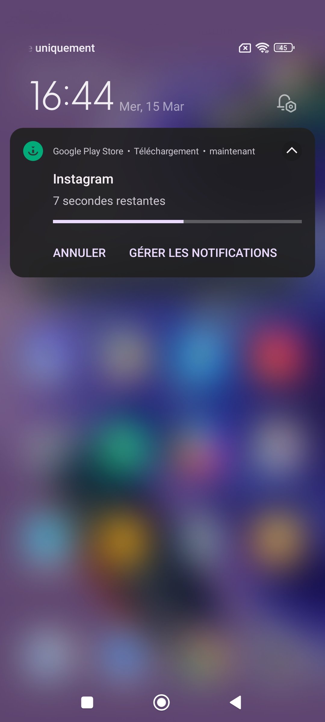 Tiroir de notifications Xiaomi Redmi Note 12 Pro+