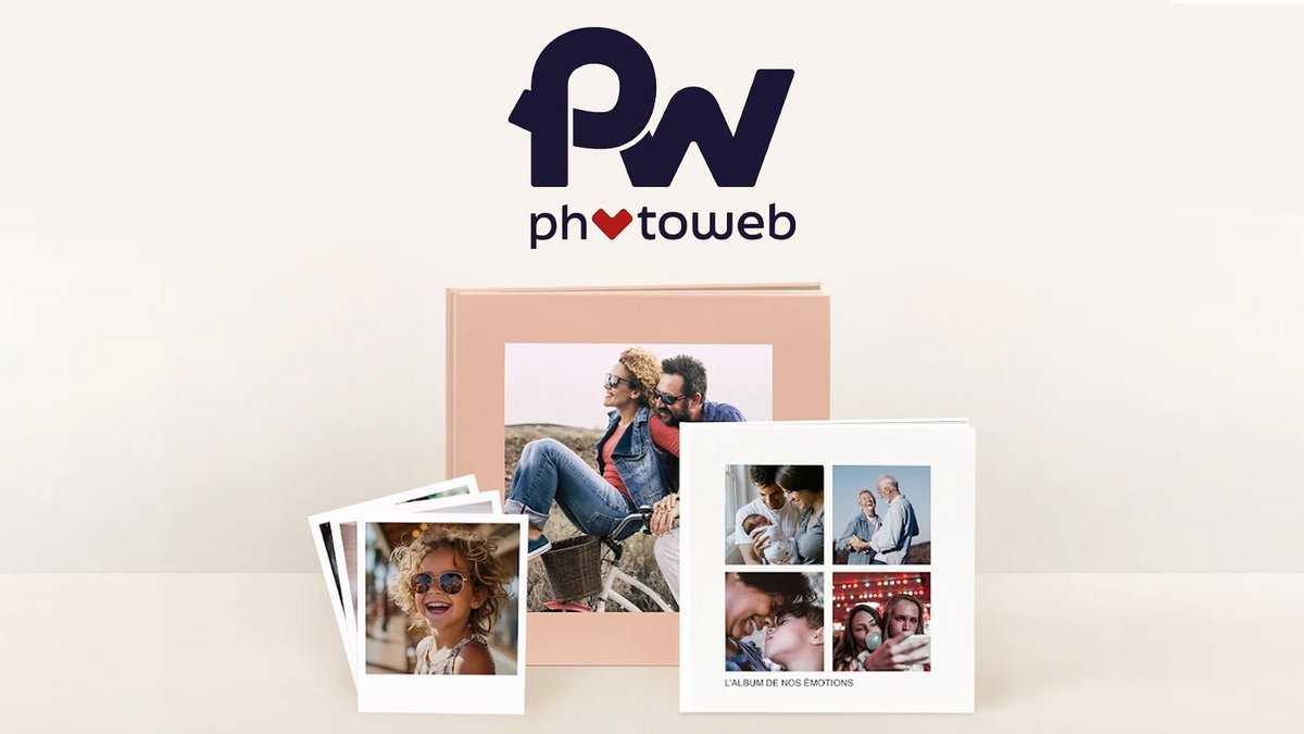 Photoweb propose un éditeur en ligne complet pour créer et personnaliser des livres photo uniques, avec impression en atelier et livraison intégrée - © Photoweb