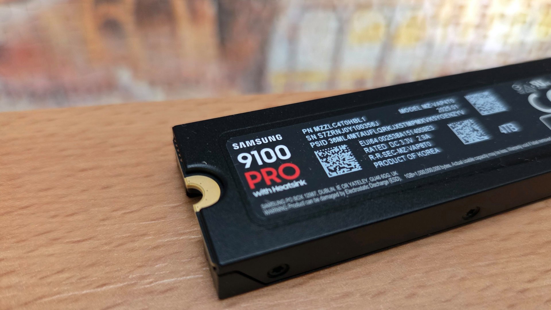 Samsung SSD 9100 PRO PCIe 5.0x4 4 To