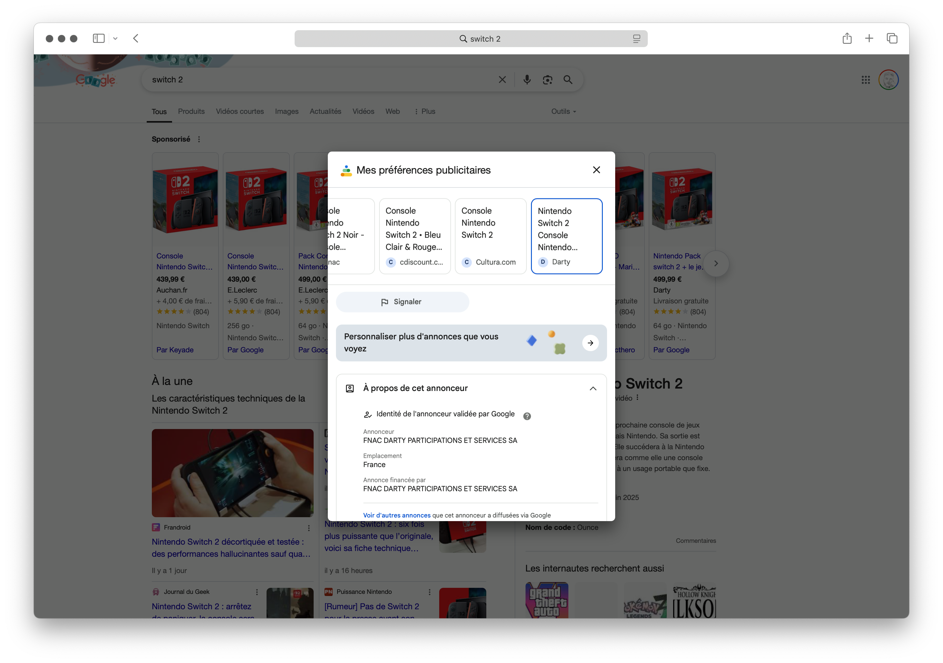 Google fait maintenant la distinction entre annonceur et financeur - © Clubic