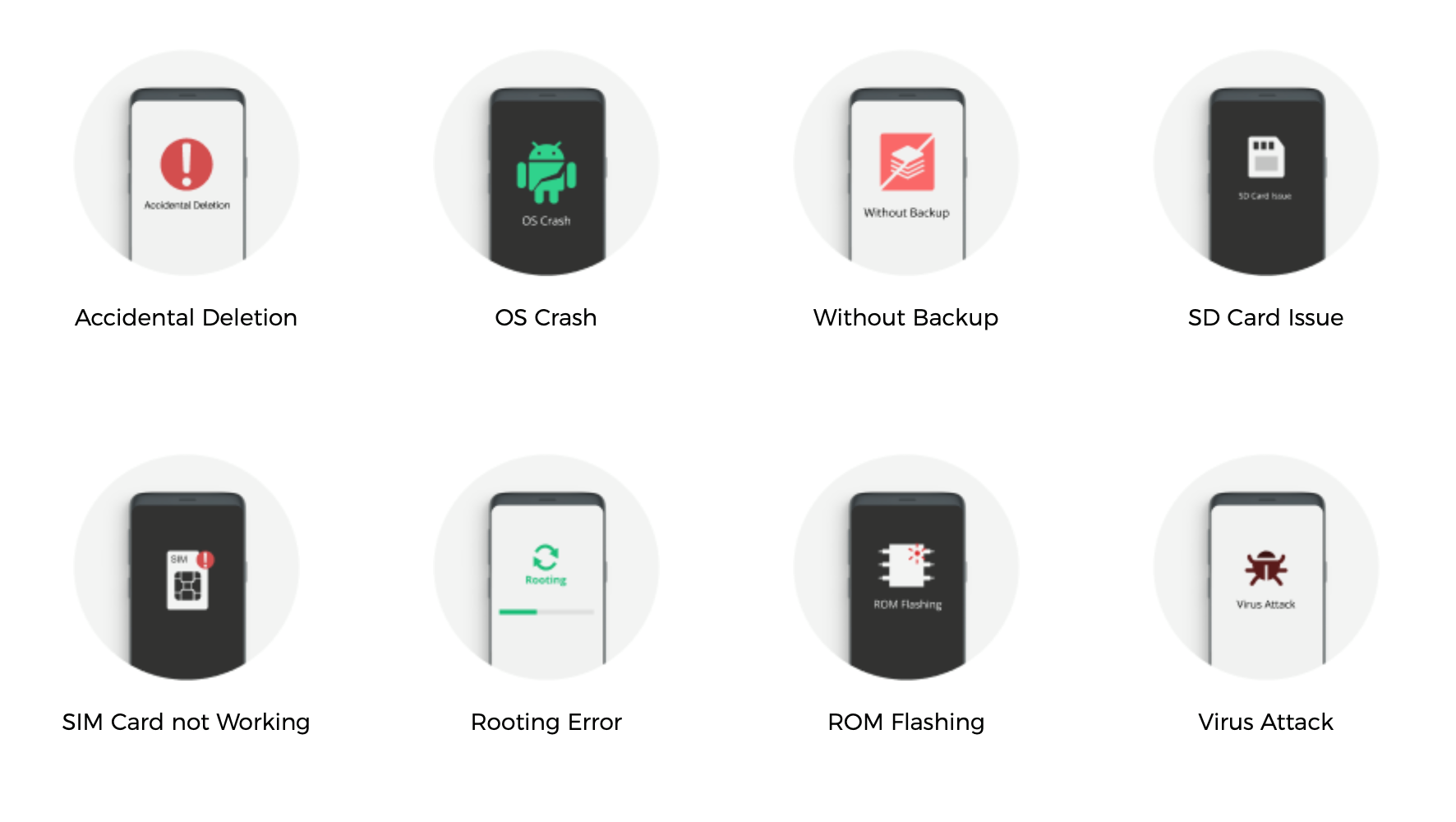 Android data recovery screen 2