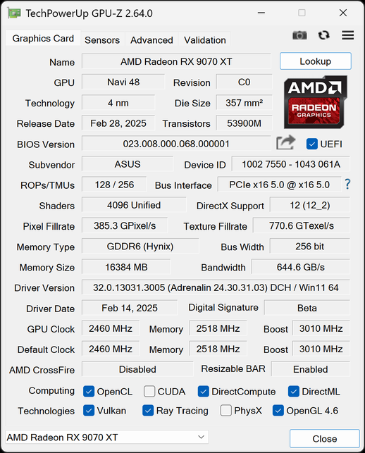 AMD Radeon RX 9070 / 9070 XT