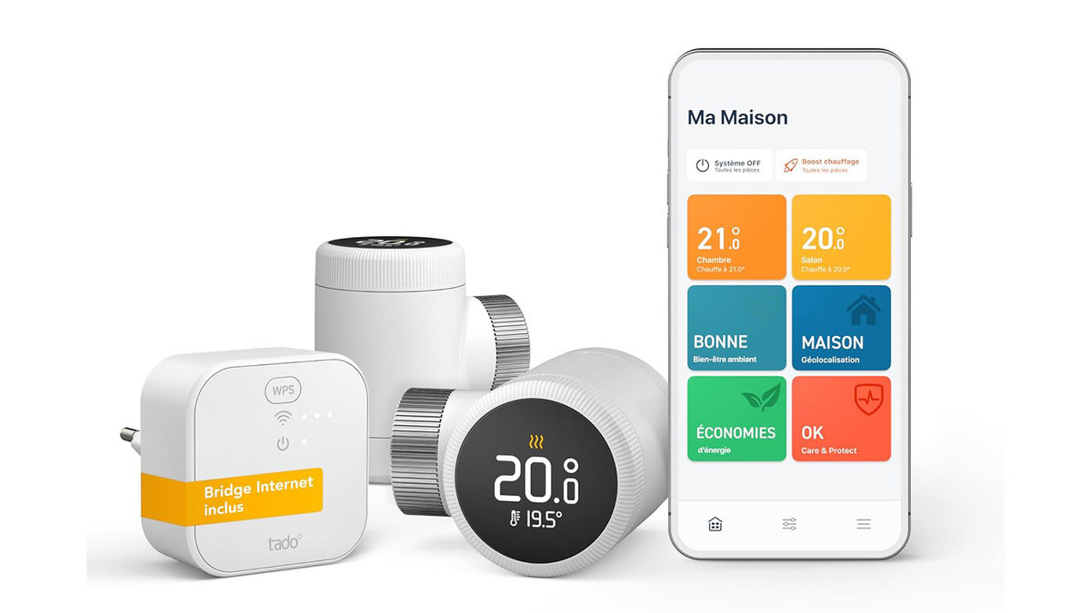 Le kit Tado° Smart Thermostat X © Amazon