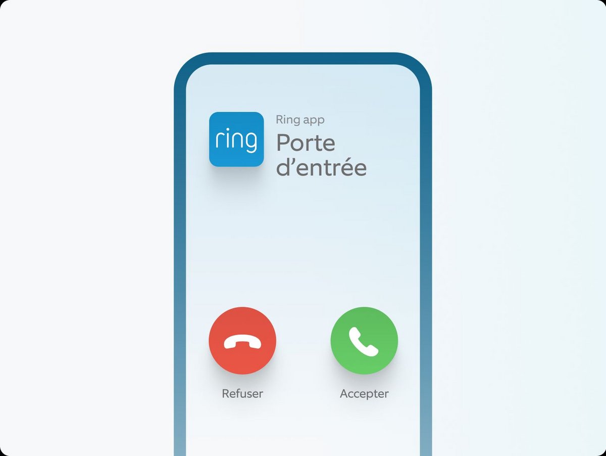 Du nouveau aussi pour les appels de sonnette © Ring