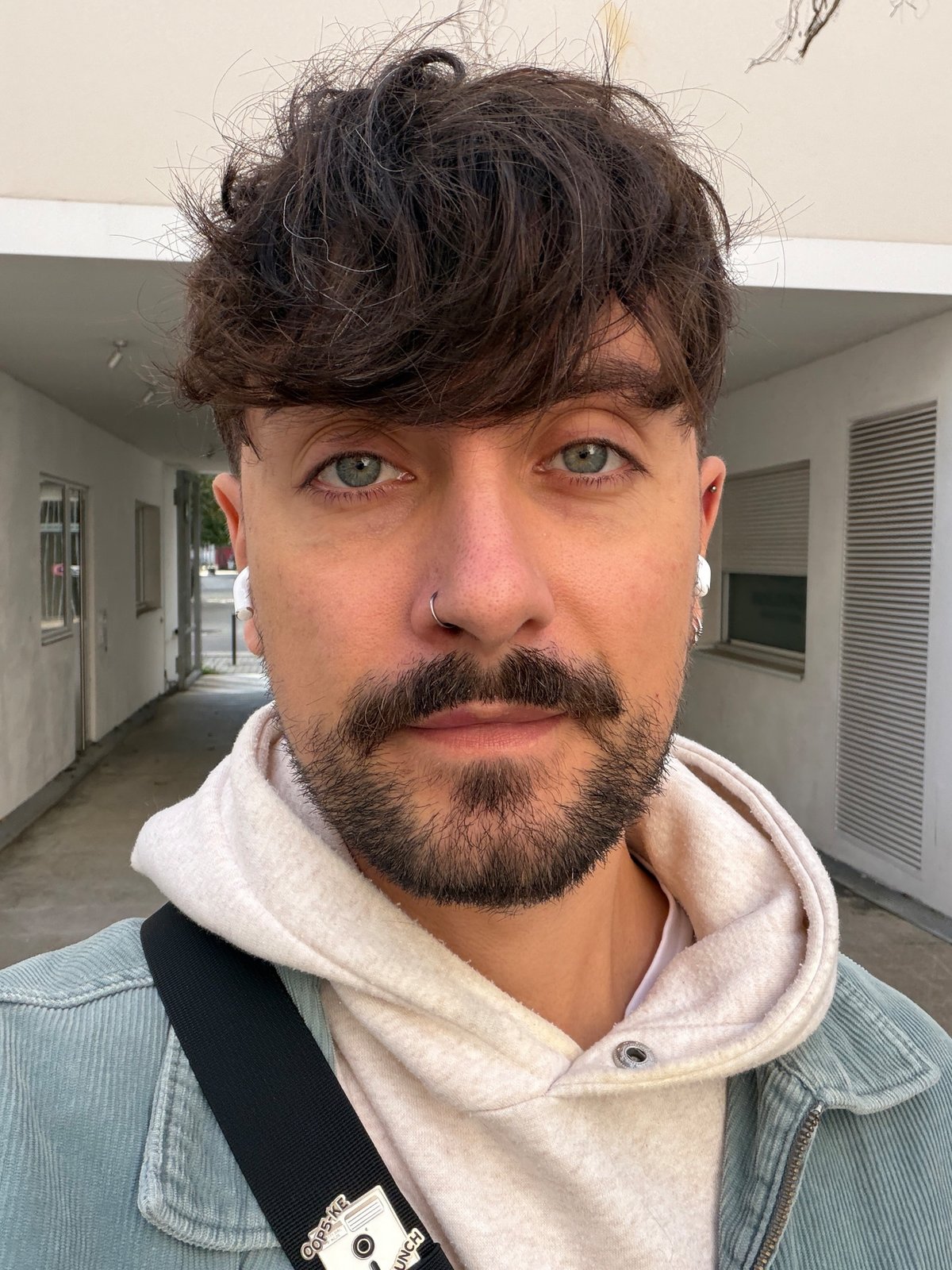 Selfie en portrait.