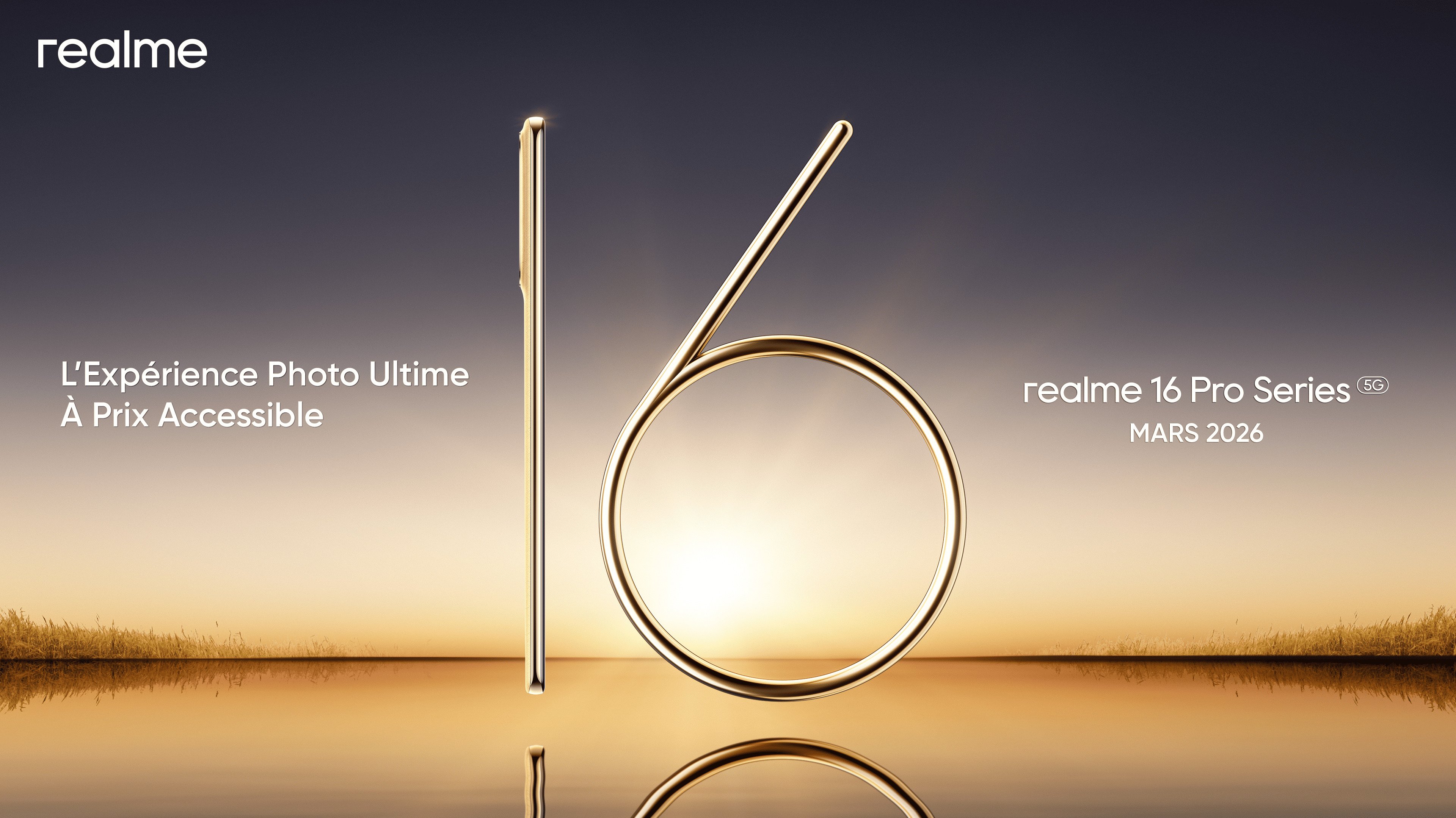 Le Realme 16 Pro sera officialisé en mars 2026 en Europe. ©Realme