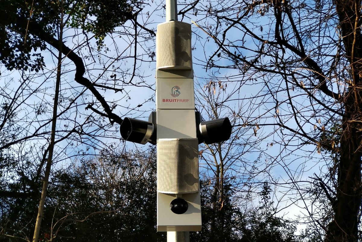 Voici le radar Hydre, qui pourrait très vite être homologué pour verbaliser les automobilistes trop bruyants © Bruitparif