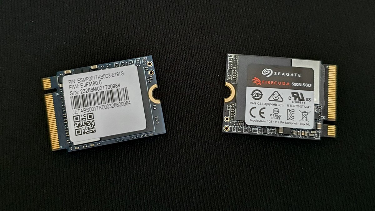 Le SSD 1 To de Valve et le Seagate Firecuda 520N 2 To © Nerces pour Clubic