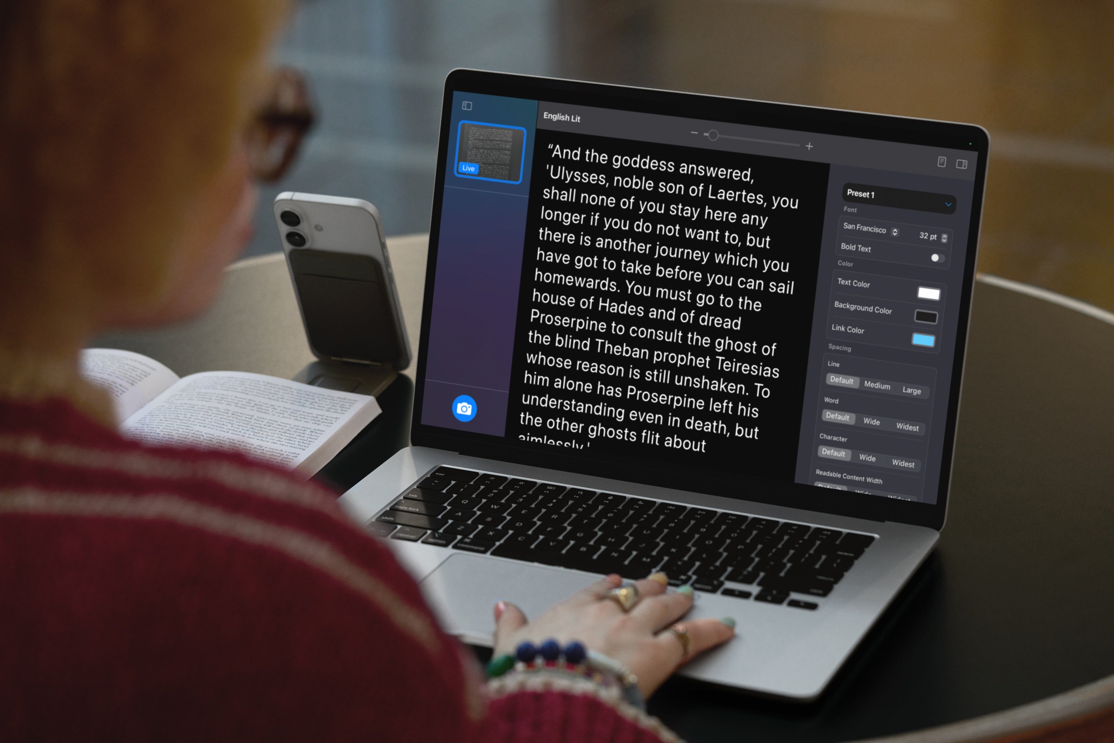 La loupe arrive sur macOS pour faciliter la lecture © Apple