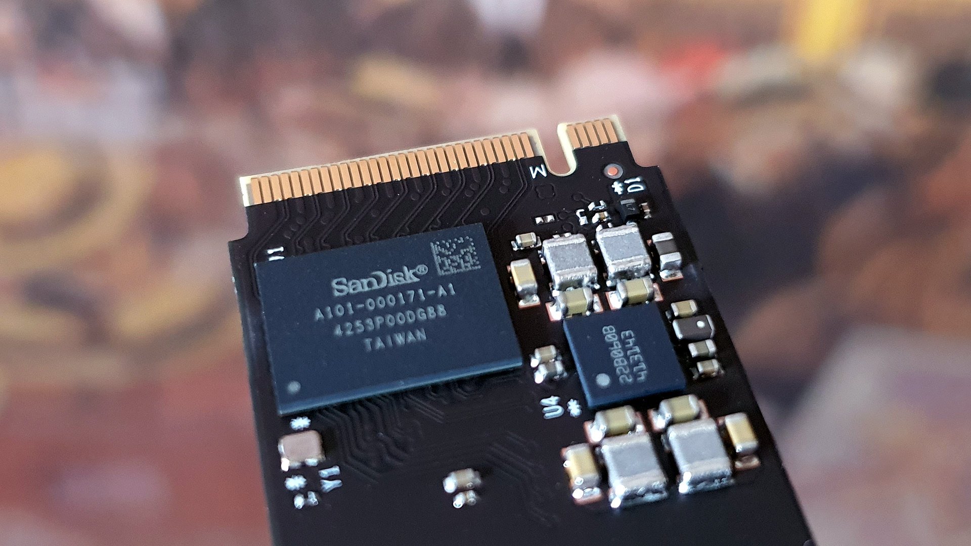 Photo du Western Digital WD Blue SN5000 prise lors de notre test  © Clubic