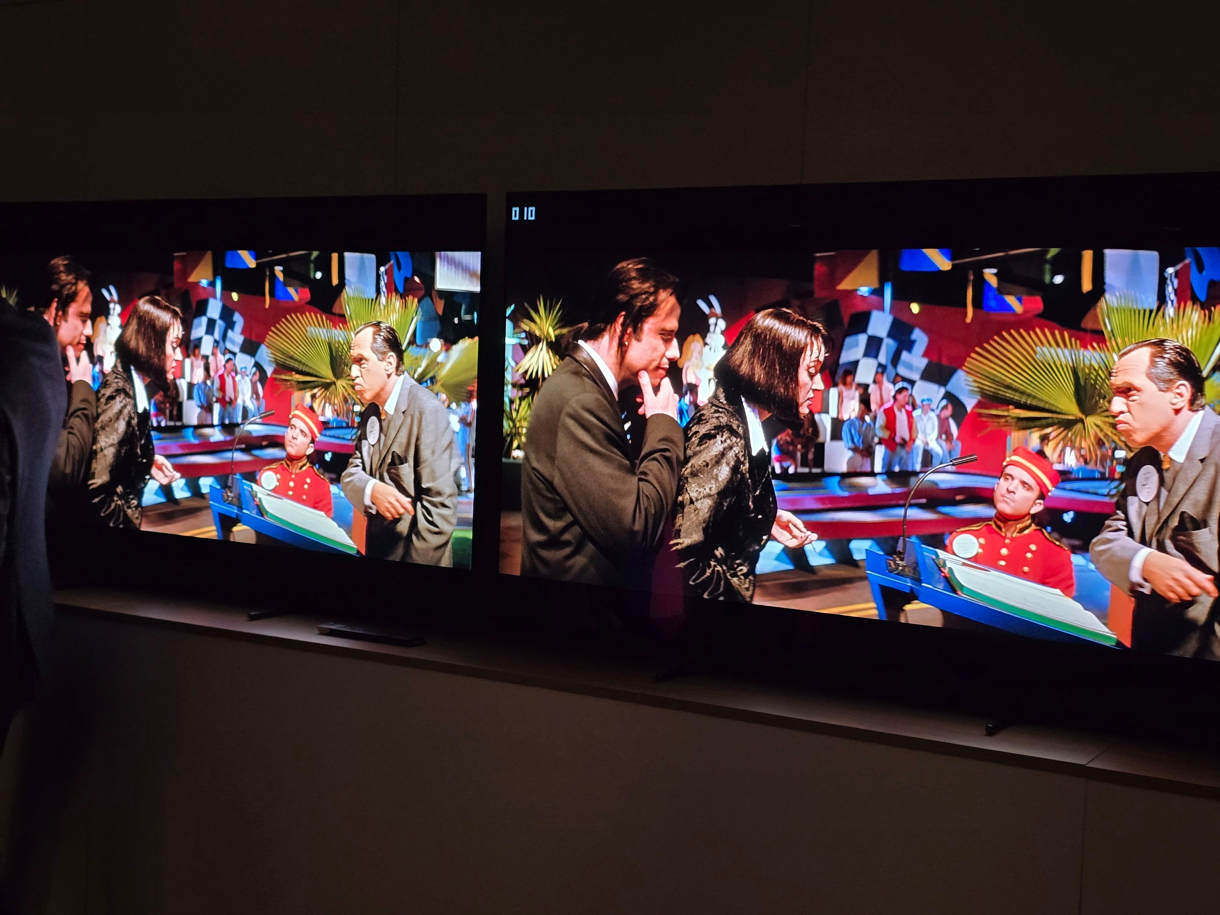 Philips a présenté son AI Adaptive Motion à l'IFA, une technologie qui promet fluidité sans tucher au rendu cinéma des films. © Matthieu Legouge
