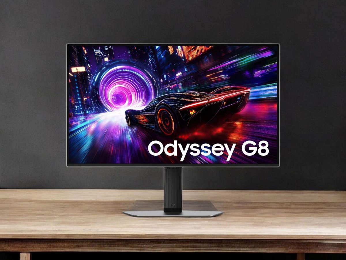 Le Samsung Odyssey G8 se renouvelle pour 2025 © Samsung / PhotoRoom