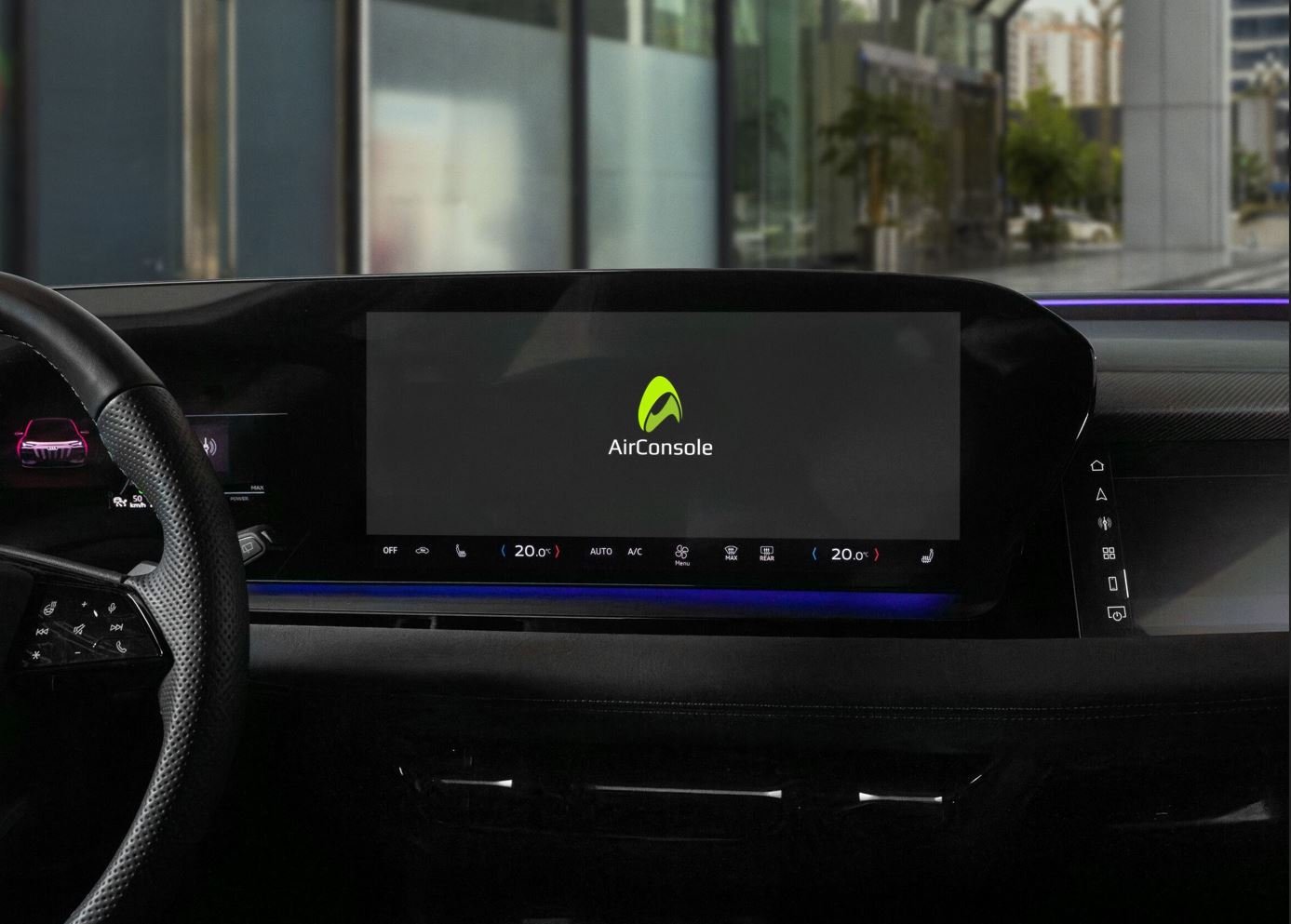 Audi déploie AirConsole dans certains de ses véhicules. ©Audi