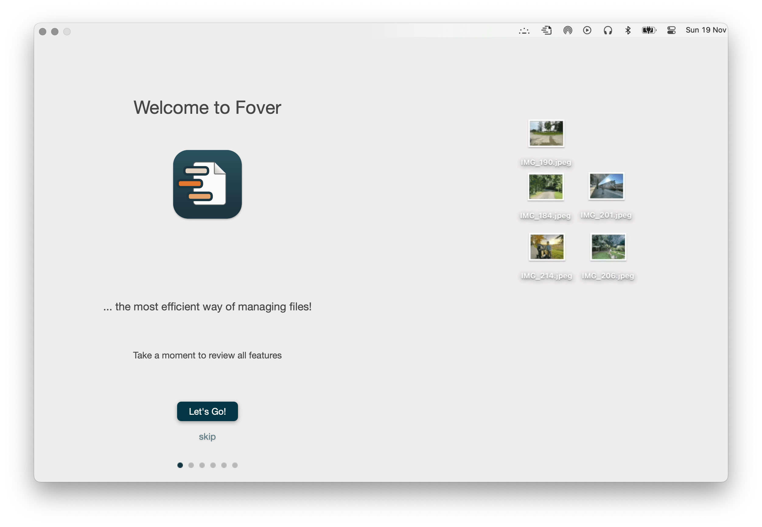 Avant de démarrer, Fover vous offre un petit onboarding. © Naïm Bada pour Clubic