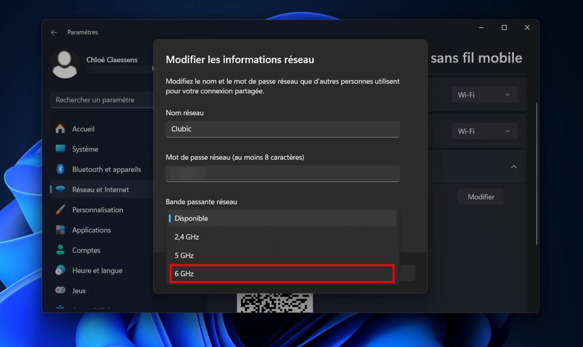 hotspot 6 ghz windows