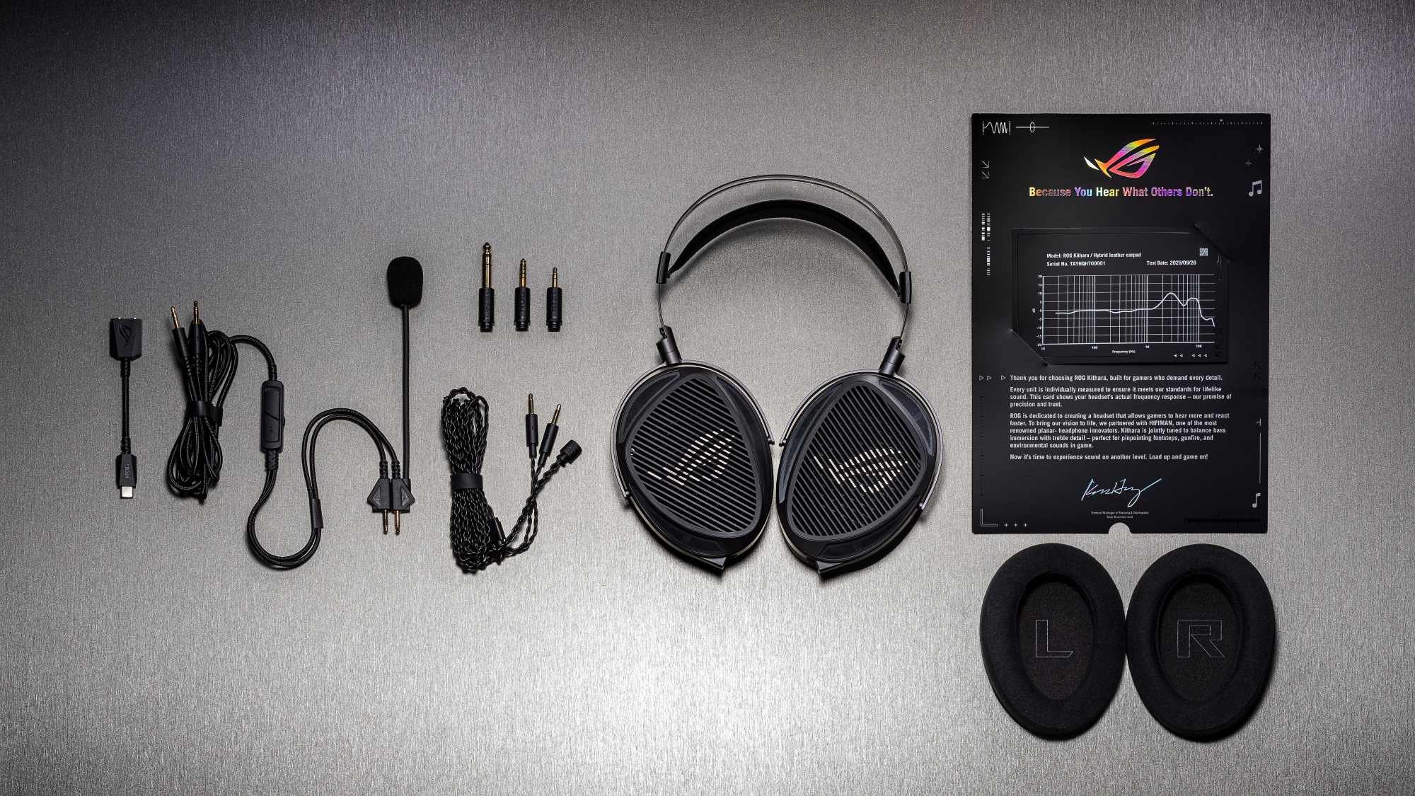 L'intérieur de la boîte du ROG Kithara. ©Asus