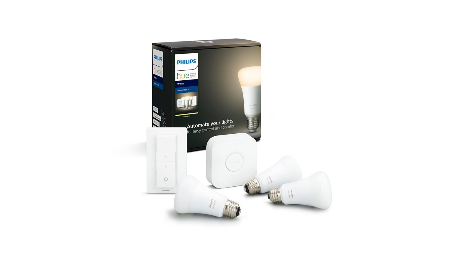 Le kit de démarrage Philips Hue White E27