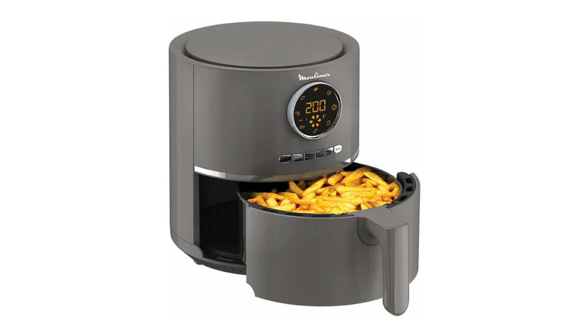 La friteuse à air chaud Moulinex Ultra Fry, avec une capacité de 4,2 l et 8 programmes