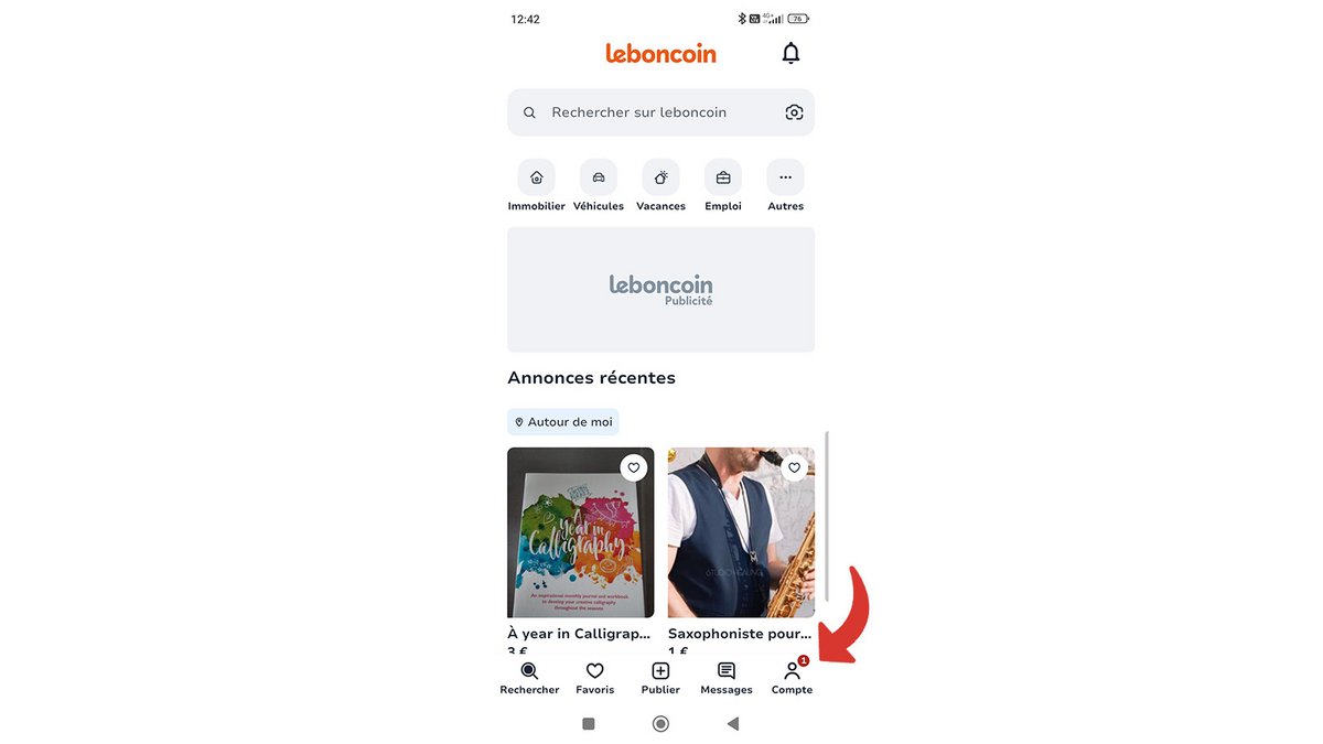 Accéder à son compte sur leboncoin © Pascale Duc pour Clubic