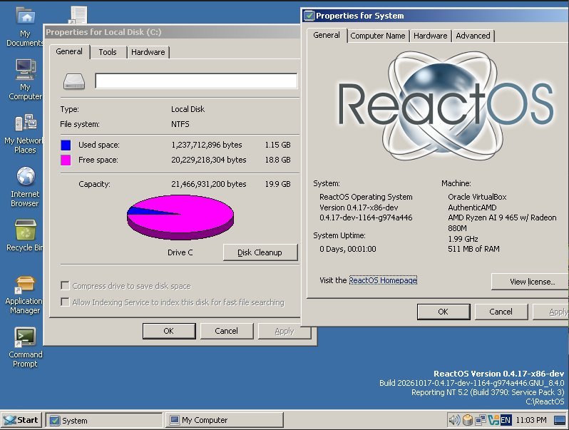 reactos ntfs