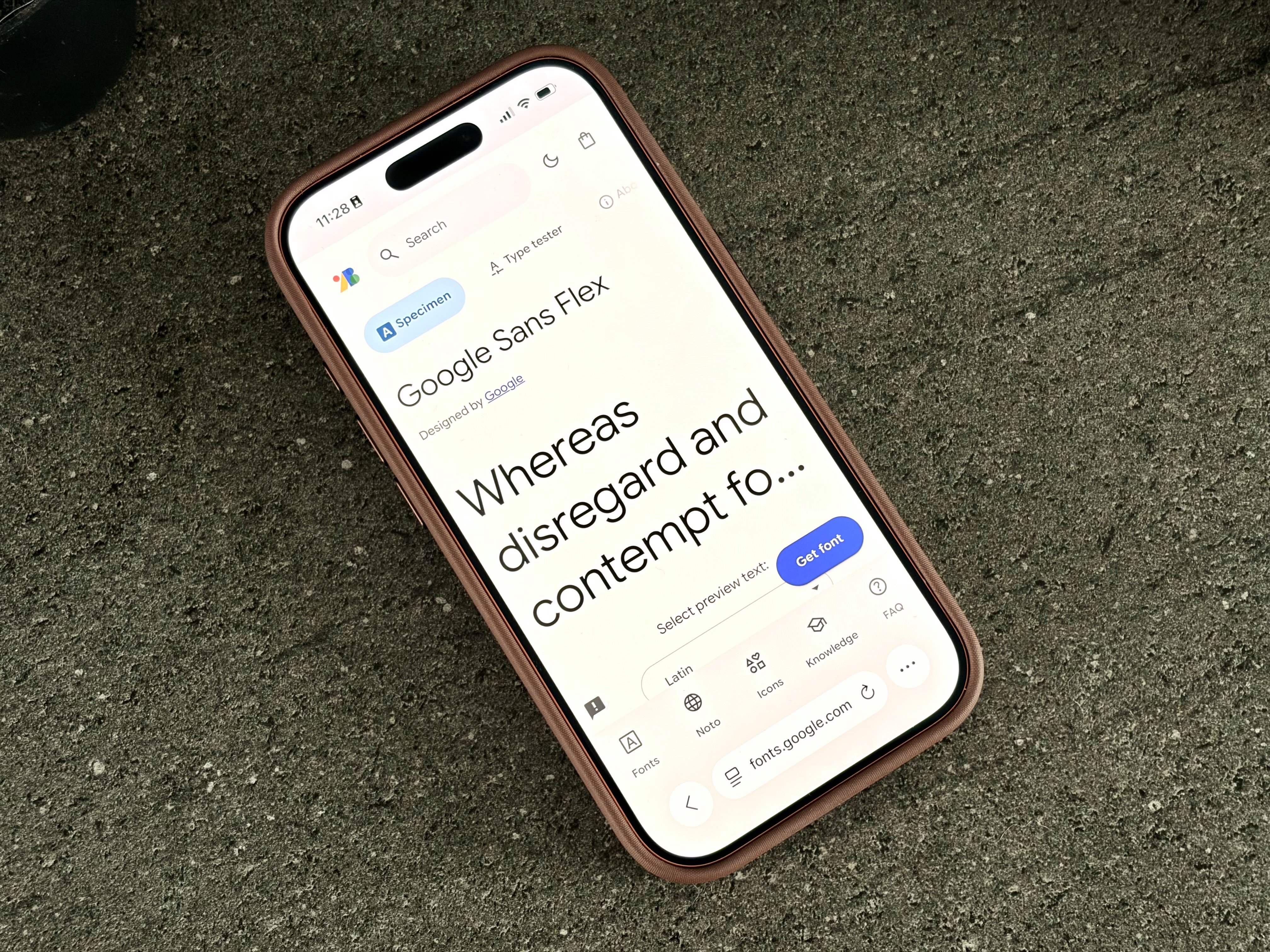 La police Google Sans Flex, dispo pour tous, et c'est gratuit ! ©Mathieu Grumiaux pour Clubic