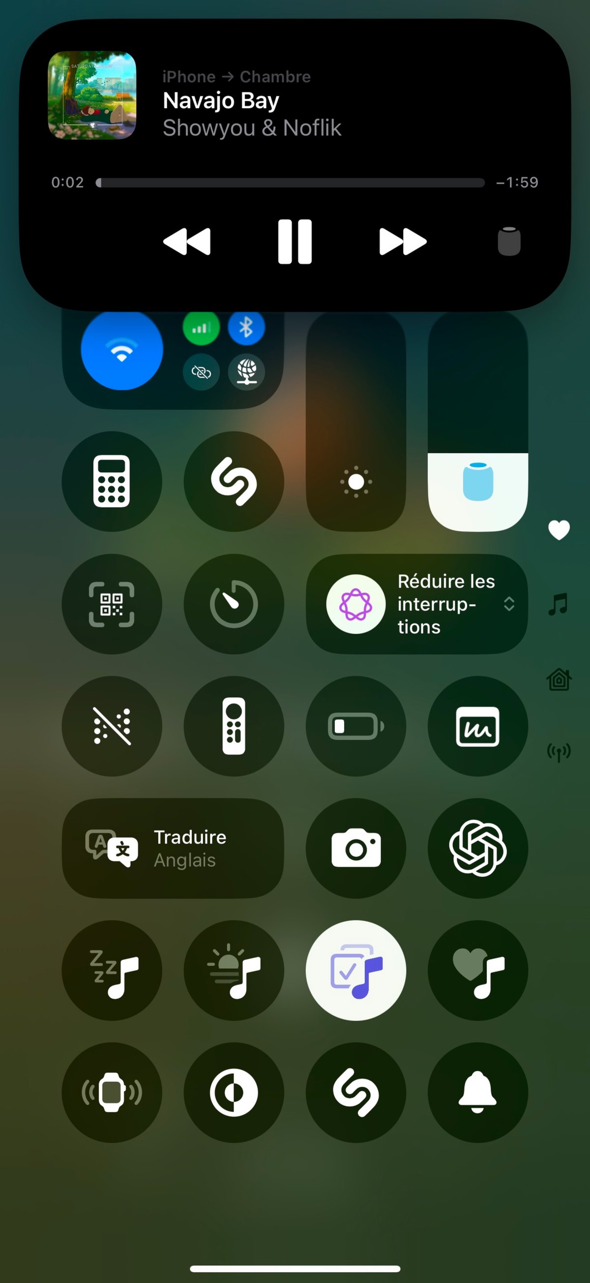 iOS 18.4 Musique ambiante