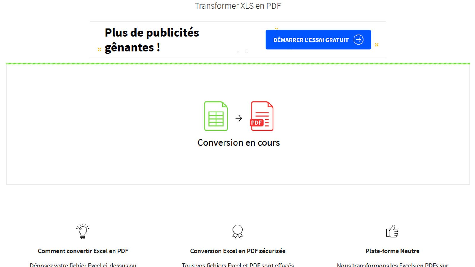 Comment convertir un fichier Excel en PDF
