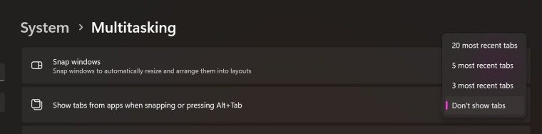 Alt Tab Rework