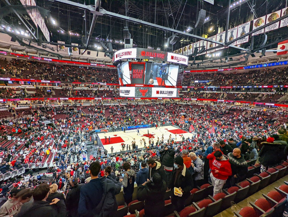 Fin de match au United Center, l'antre des Chicago Bulls, franchise iconique de la NBA © Alexandre Boero / Clubic