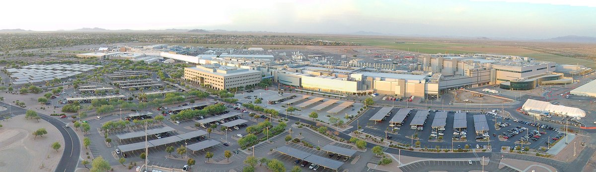 Campus Intel d'Ocotillo à Chandler, Arizona © Intel