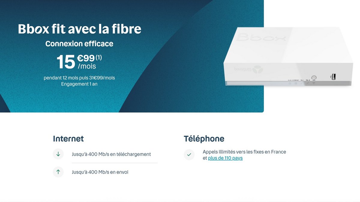 Une offre fibre efficace et pas chère