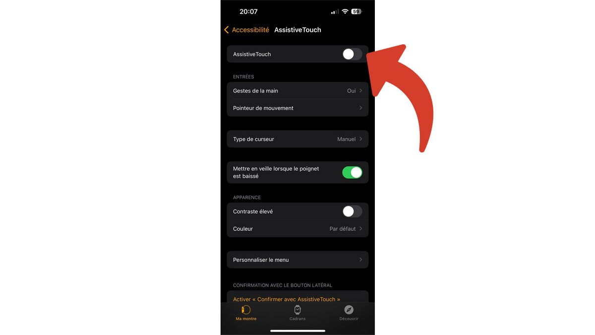 Activer AssistiveTouch © Clubic