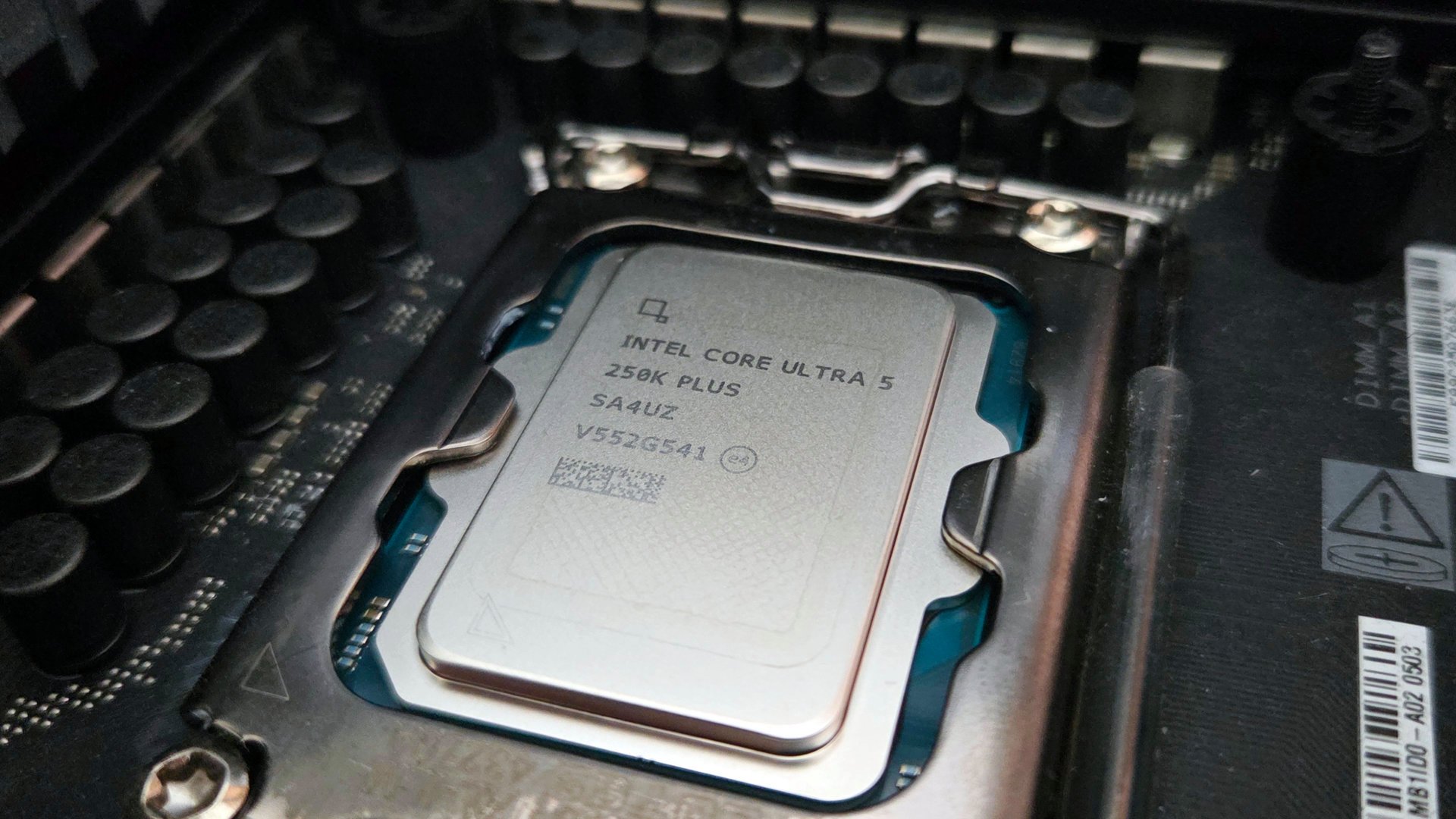 Un Core Ultra 5 250K Plus, pour illustration. © Nerces pour Clubic