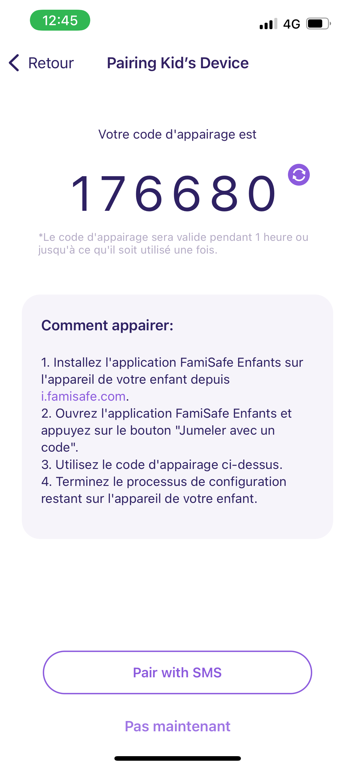 FamiSafe Contrôle Parental sur iOS