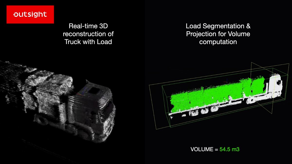 Le LiDAR peut aider à un calcul extrêmement précis du volume (© Outsight)