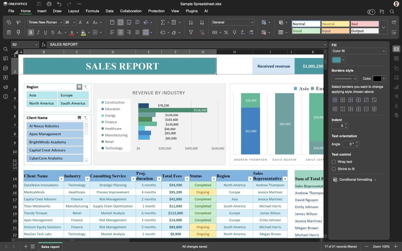 L'IA vous aide à améliorer vos documents de travail dans OnlyOffice - ©ONLYOFFICE