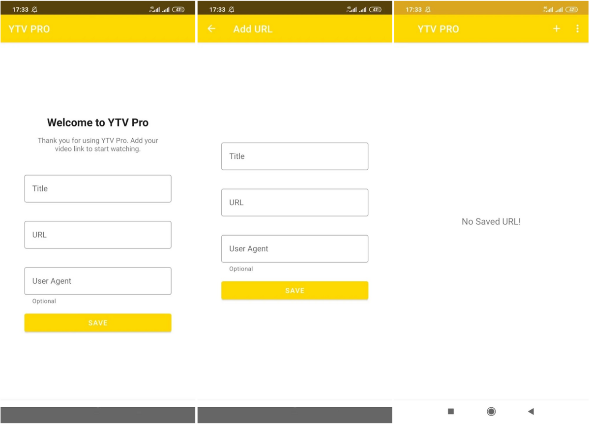 YTV Player lit instantanément des vidéos via simple URL, offrant une lecture fluide en HD sans téléchargement et un accès rapide et sécurisé à vos contenus sur Android. - © YTV Player