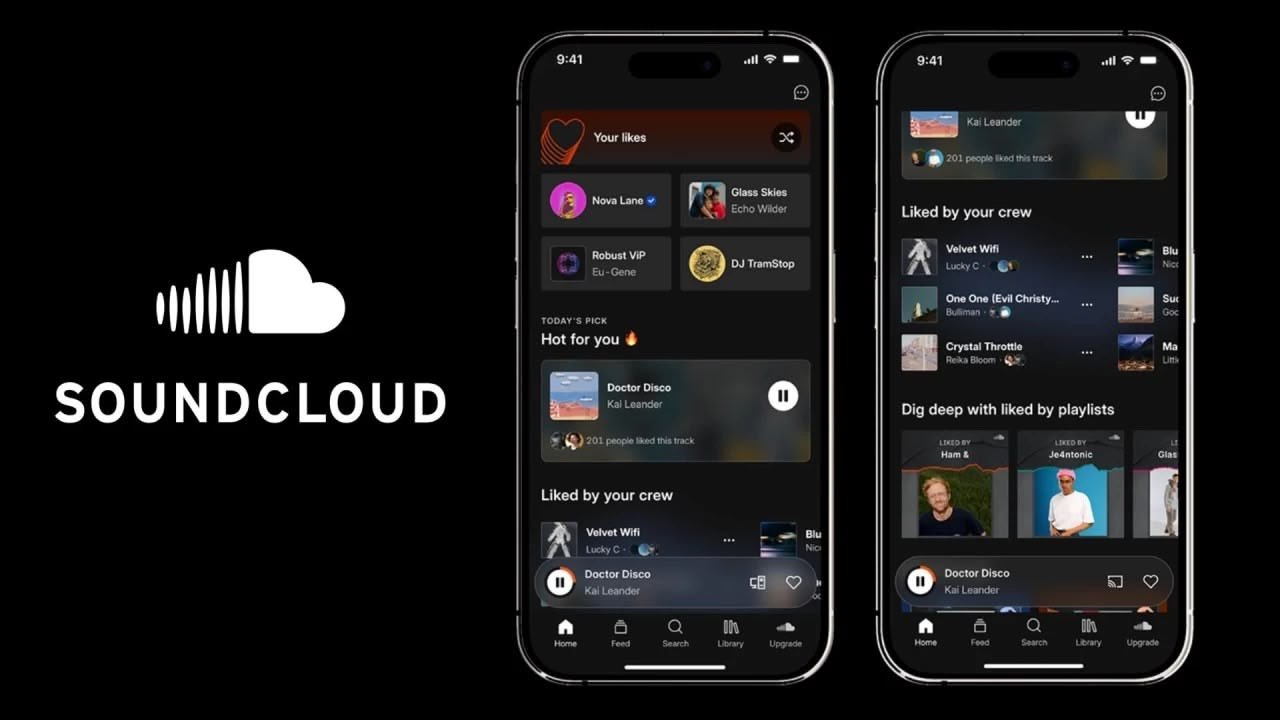 SoundCloud remet la dimension sociale au cœur de l’écoute avec une série de nouveautés qui transforment les « likes » en leviers de découverte visibles dès la page d’accueil, sur web et mobile. © SoundCloud
