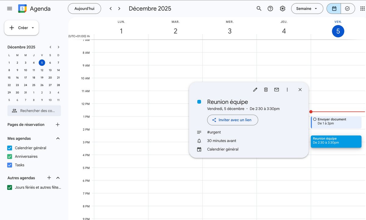 Glissez des hashtags dans les descriptions. ©Google