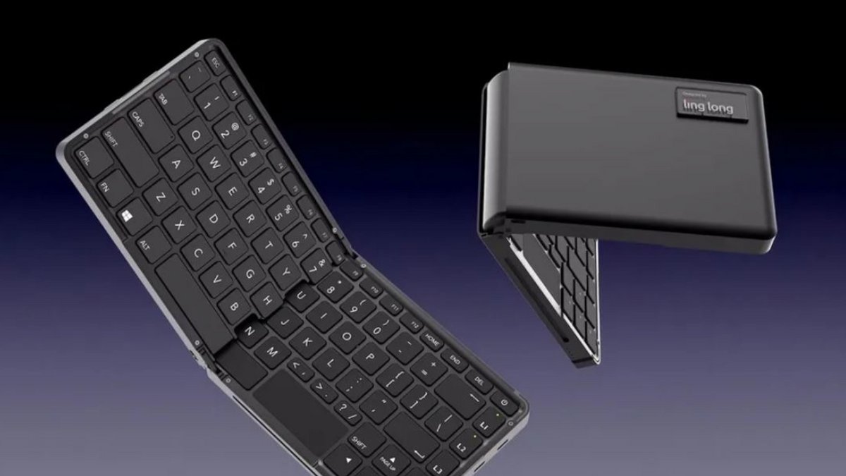 Un clavier pliable avec PC intégré, voici le nouveau concept de Linglong © Linglong