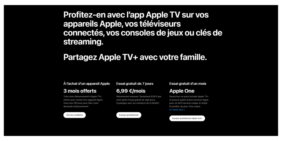 Apple TV+ abo