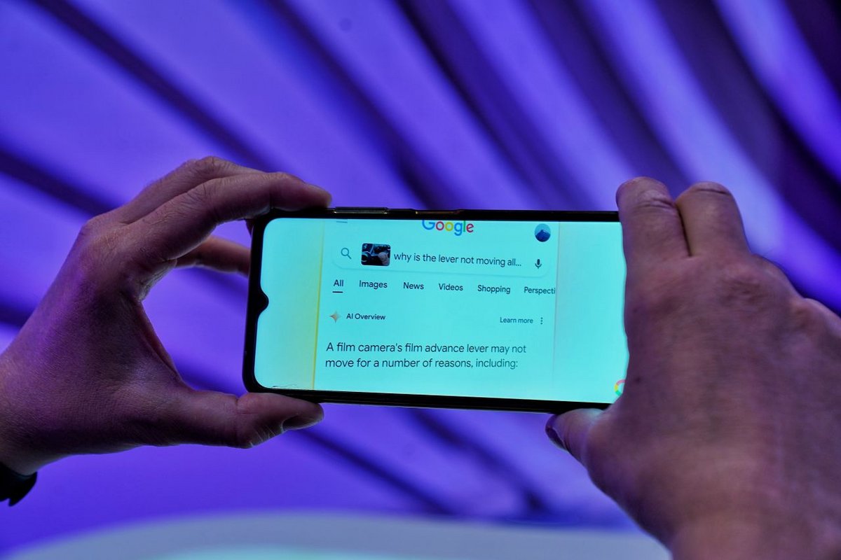 Pour l'heure, Google AI Overviews n'est pas disponible en France - ©DIA TV /Shutterstock