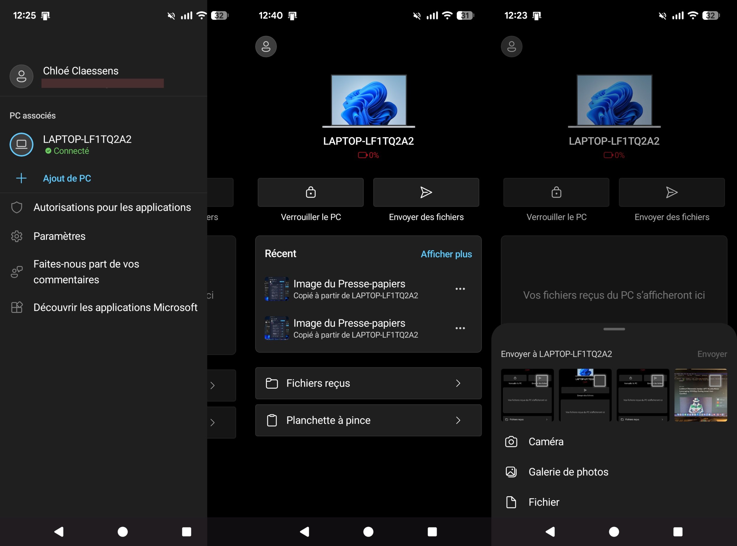 La nouvelle version de "Lien avec Widnows" devrait bientôt vous permettre de contrôler en partie votre PC à distance. © Clubic