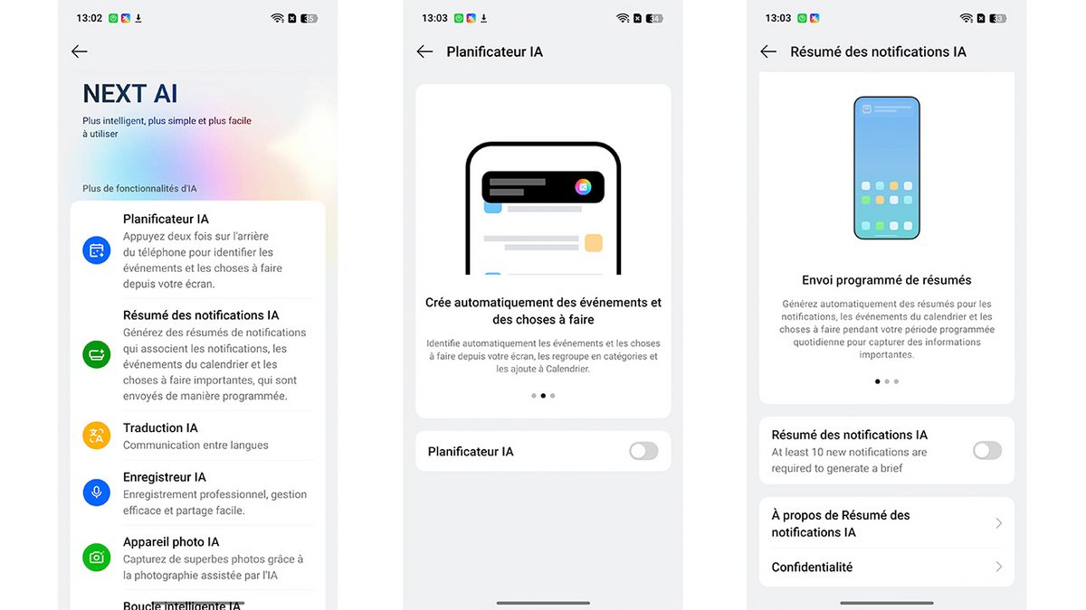 L'éventail de la trousse à outils d'IA. © Pierre Crochart pour Clubic.com