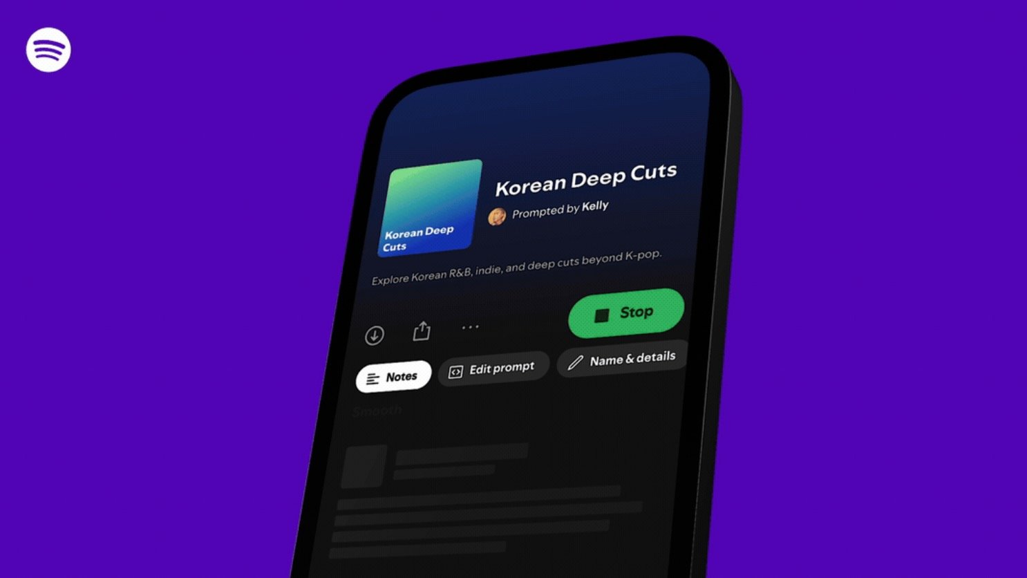 L'IA s'invite dans les playlists sur Spotify. ©Spotify