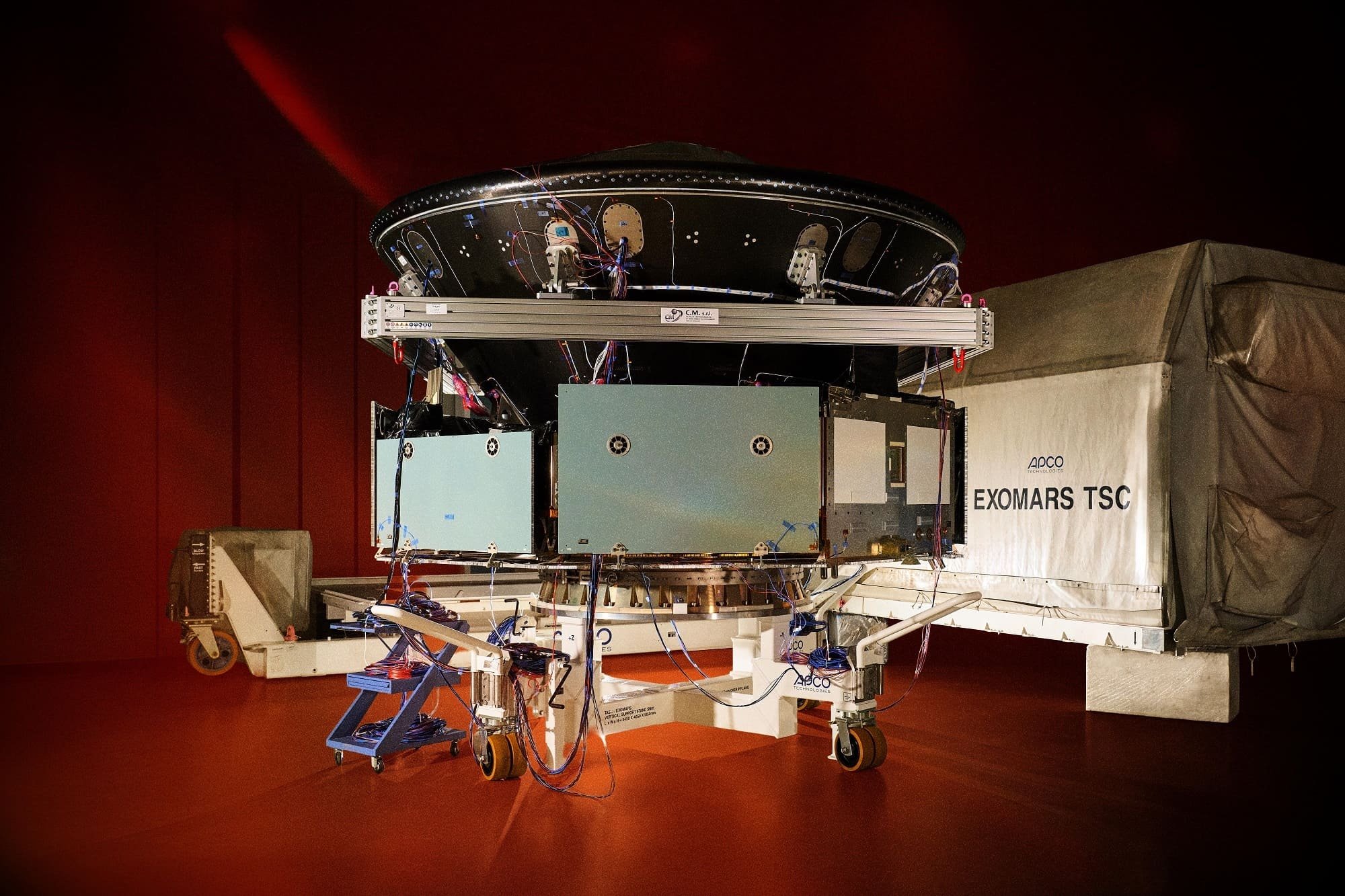 ExoMars 2028 : les modèles structuraux de la mission sont fin prêts pour les phases de tests. © Thales Alenia Space