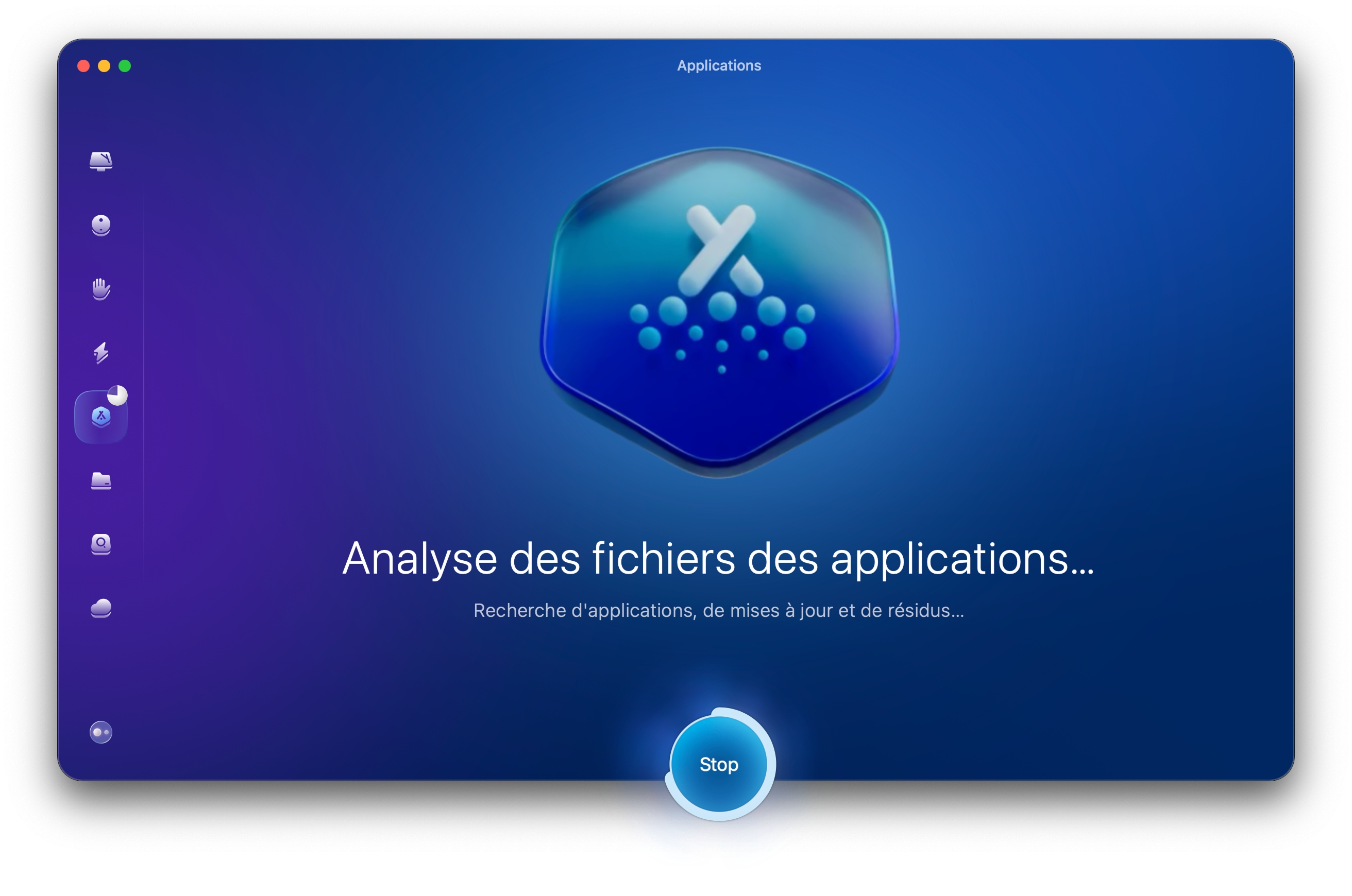 Vos applications sont maintenues à jour avec CleanMyMac. 