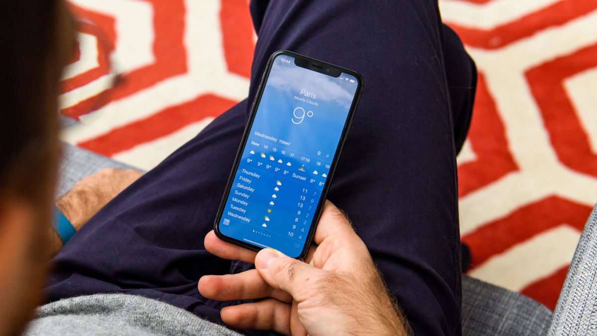 Comment recevoir des alertes météo sur l'iPhone ?